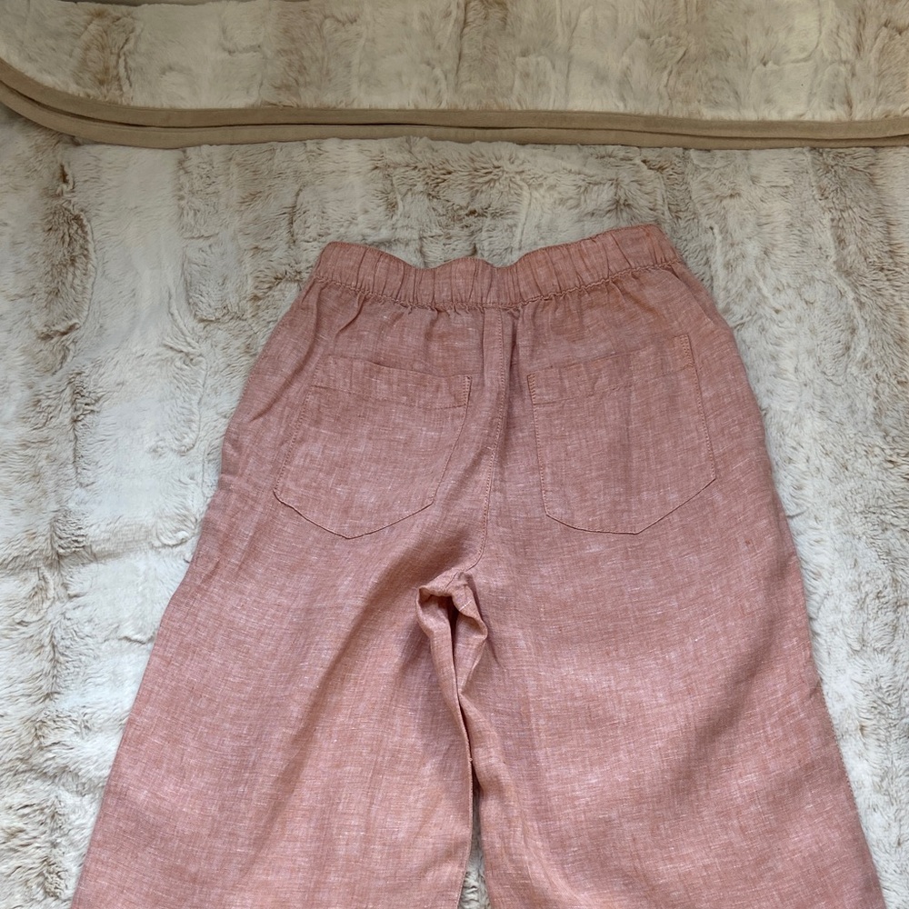 Cynthia Rowley Women's Linen Pants - Dusty Pink - Picture 5 of 8